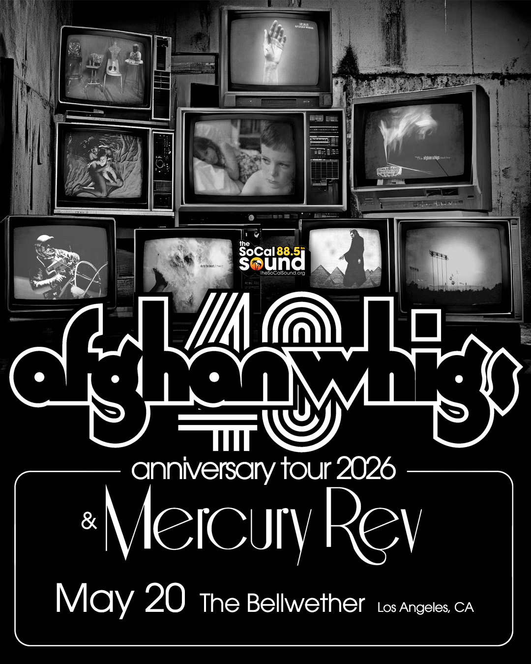 MEMBERS ONLY: The SoCal Sound Presents Afghan WHigs at the Bellwether on May 20.