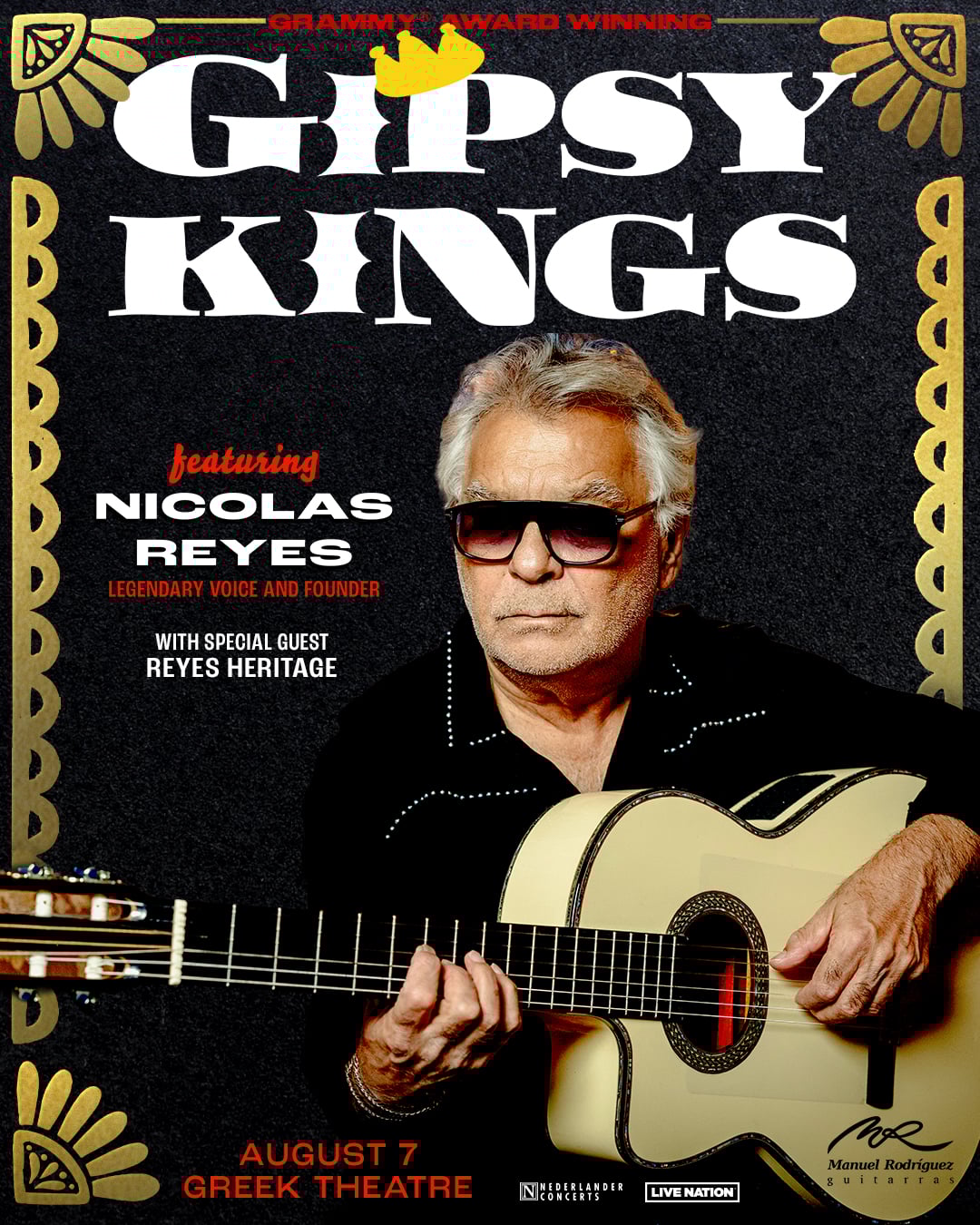 Gipsy Kings featuring Nicholas Reyes at the Greek Theatre on Friday, August 7