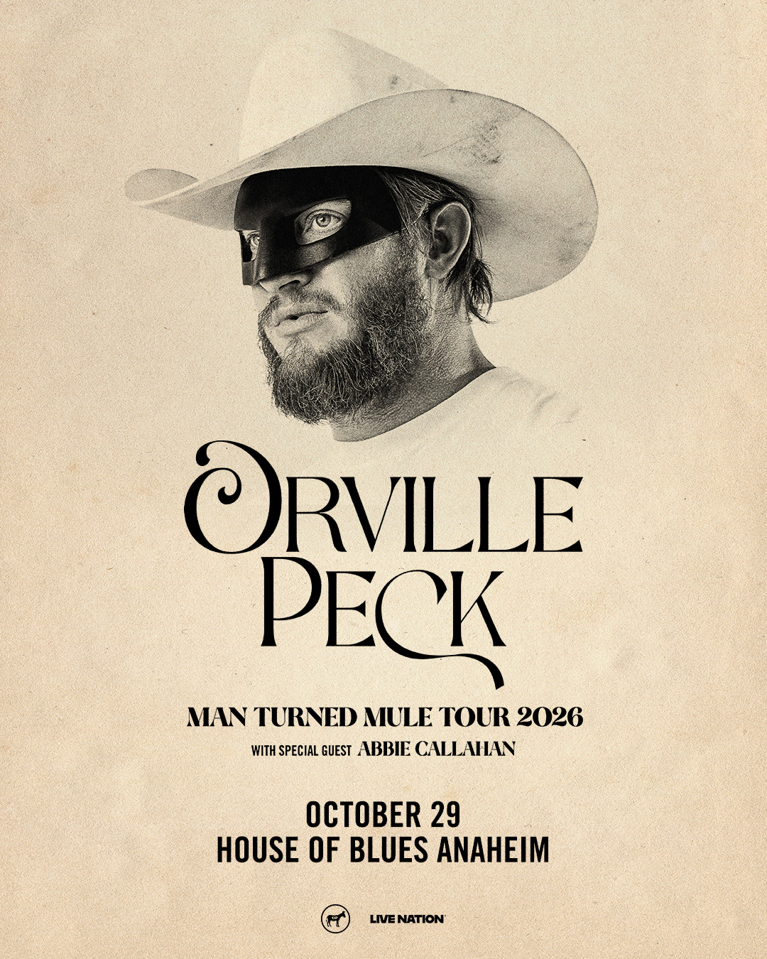 MEMBERS ONLY: Orville Peck's Man Turned Mule Tour at House of Blues Anaheim on October 29th