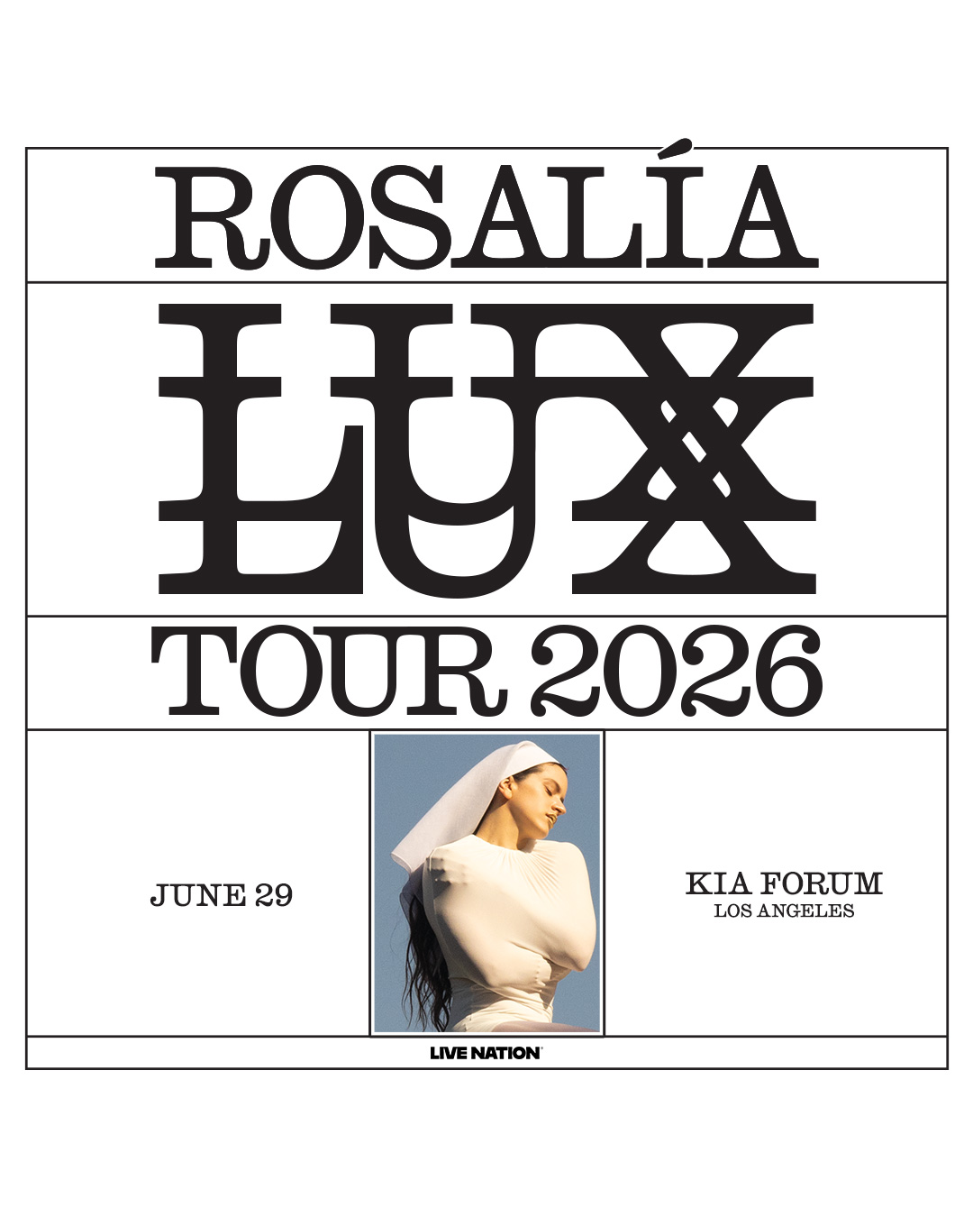 MEMBERS ONLY: Rosalia at the KIA Forum on Monday June 29, 2026