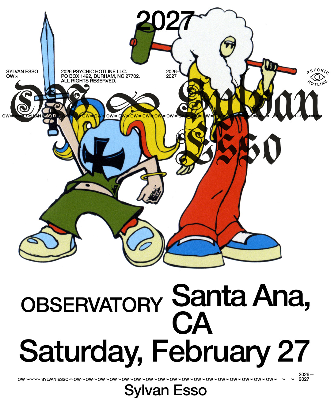 MEMBERS ONLY: Sylvan Esso at Observatory OC on February 27, 2027